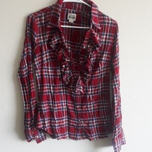NWT Converse One Star Flannel Button Down